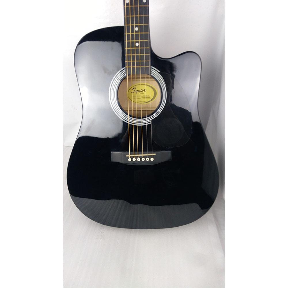 fender electro acoustic guitars fender sa105ce electro - acoustic guitar - black - open box b stock #barcode_202101730189
