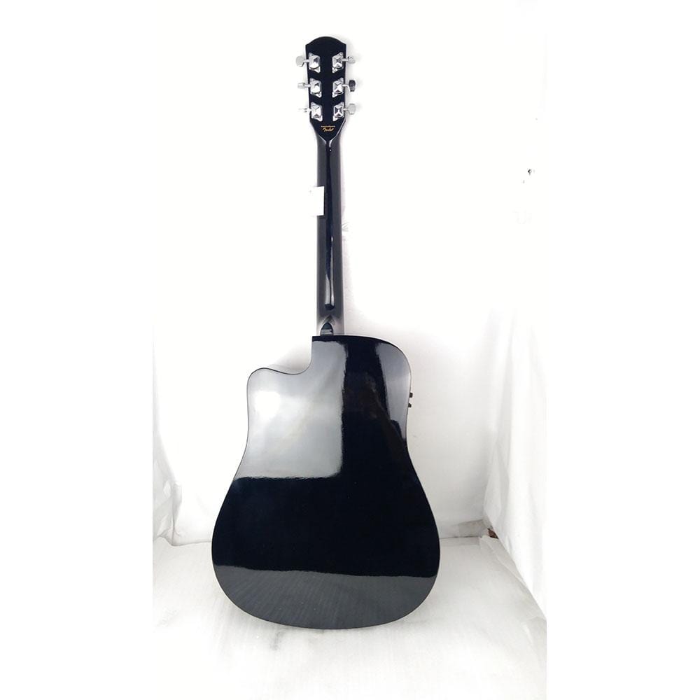 fender electro acoustic guitars fender sa105ce electro - acoustic guitar - black - open box b stock #barcode_202101733263