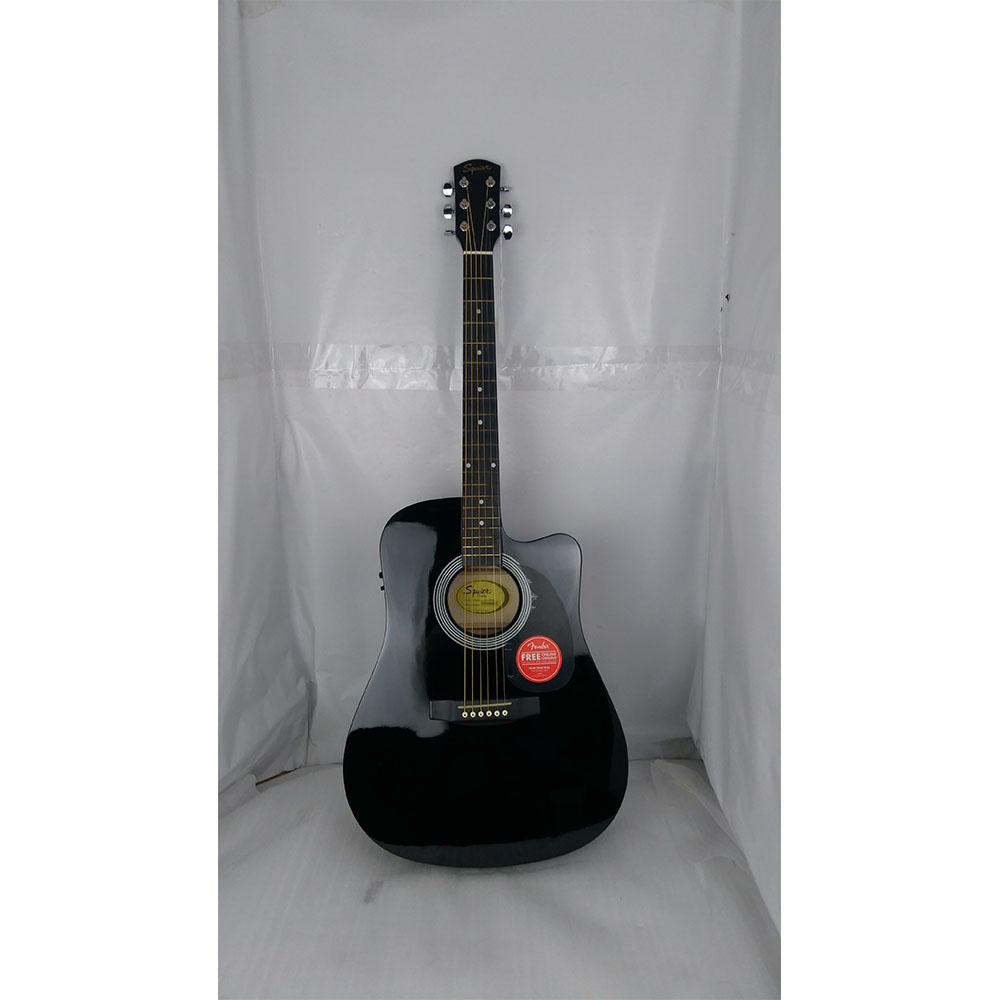fender electro acoustic guitars 202101742879 fender sa105ce electro - acoustic guitar - black - open box b stock