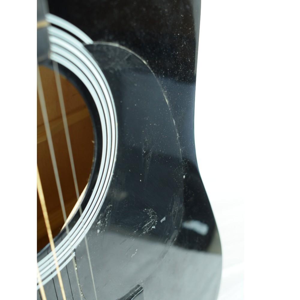 fender electro acoustic guitars fender sa105ce electro - acoustic guitar - black - open box b stock #barcode_201901500962