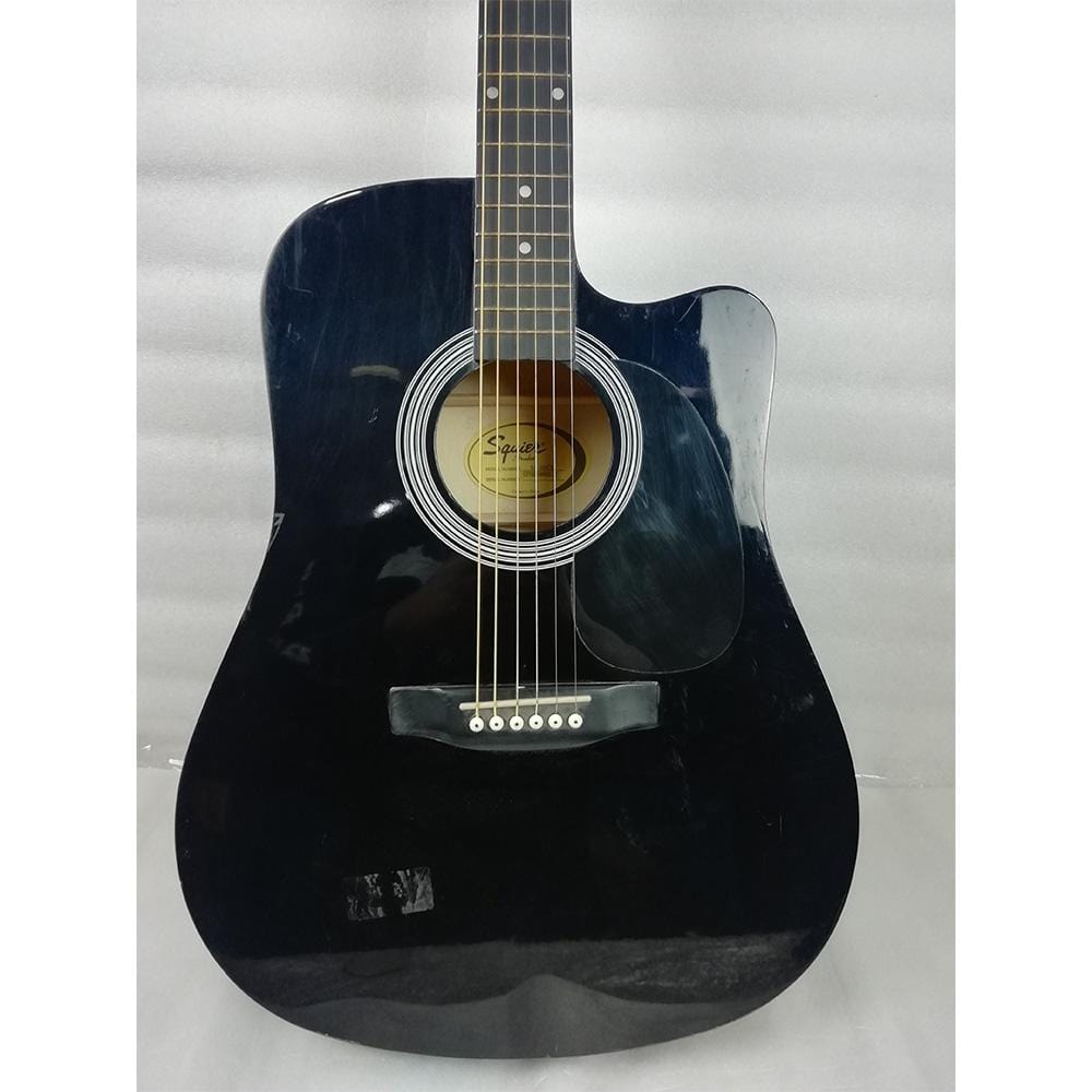 fender electro acoustic guitars fender sa105ce electro - acoustic guitar - black - open box b stock #barcode_464716