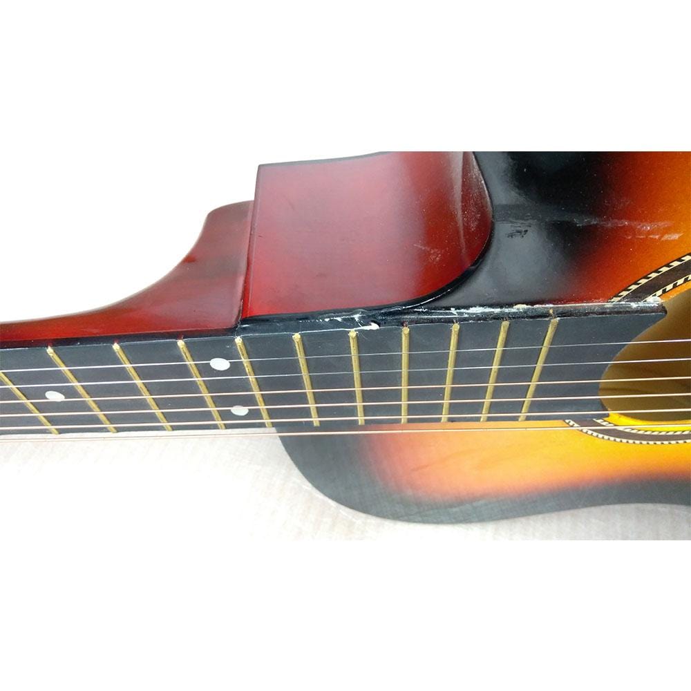 henrix acoustic guitars henrix 38c cutaway acoustic guitar - open box b stock #barcode_202101631172