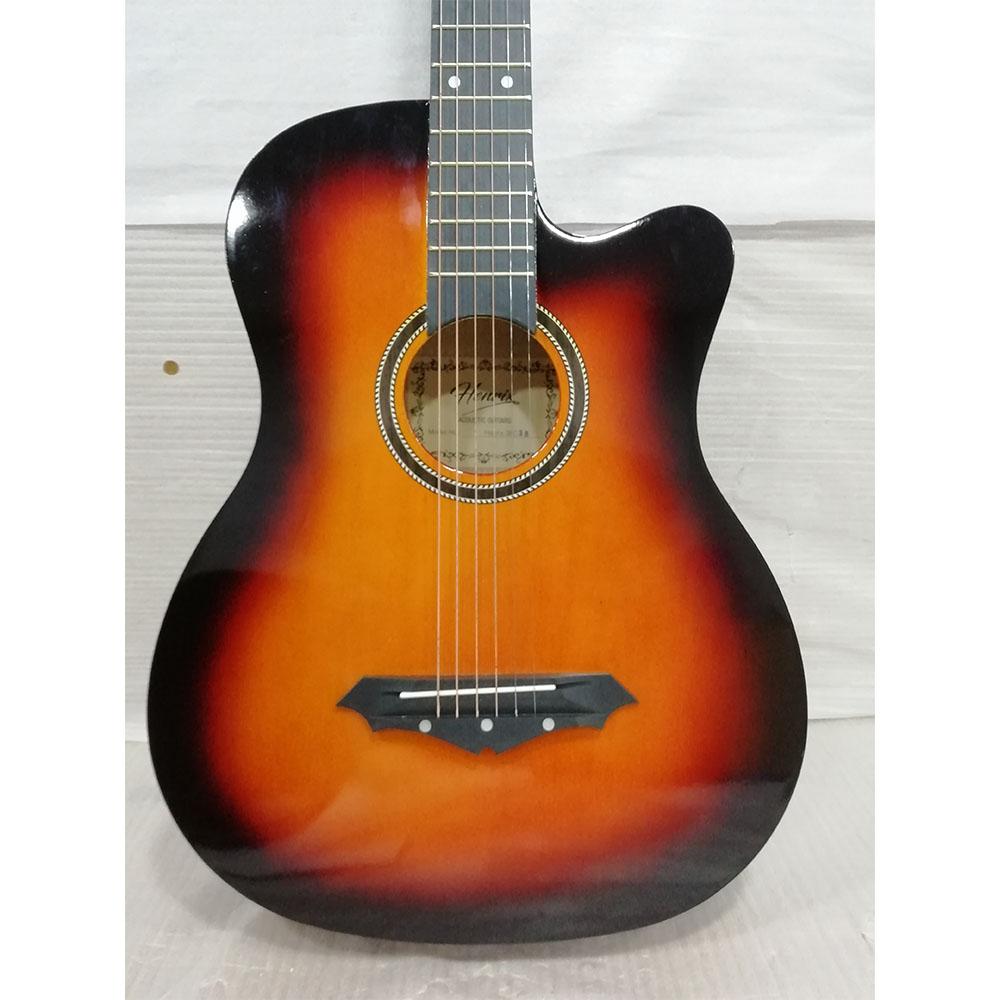 henrix acoustic guitars henrix 38c cutaway acoustic guitar - open box b stock #barcode_202101699117