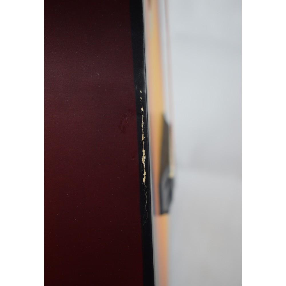 henrix acoustic guitars henrix 38c cutaway acoustic guitar - open box b stock