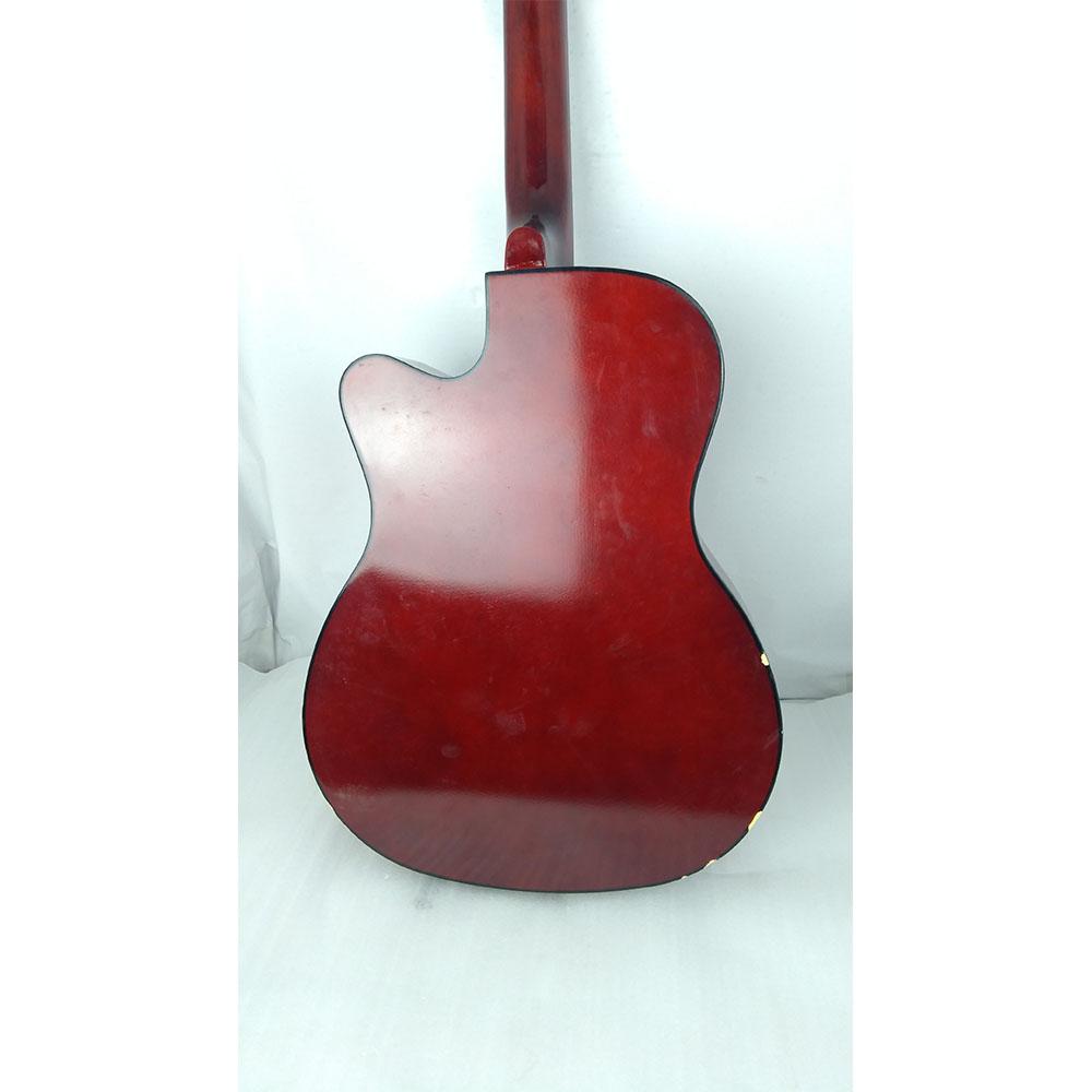 henrix acoustic guitars henrix 38c cutaway acoustic guitar - open box b stock #barcode_nonbarcode001