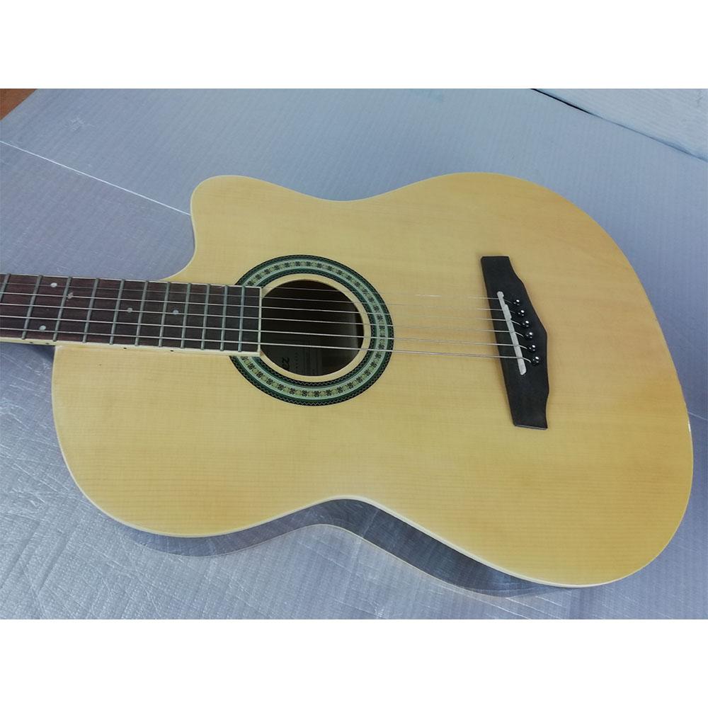 ibanez acoustic guitars ibanez md39c-nt 39 inch cutaway acoustic guitar - natural - open box b stock #barcode_202301881912