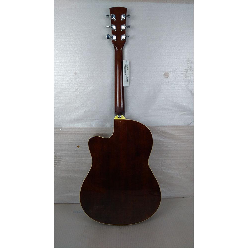ibanez acoustic guitars ibanez md39c-nt 39 inch cutaway acoustic guitar - natural - open box b stock #barcode_202301881912
