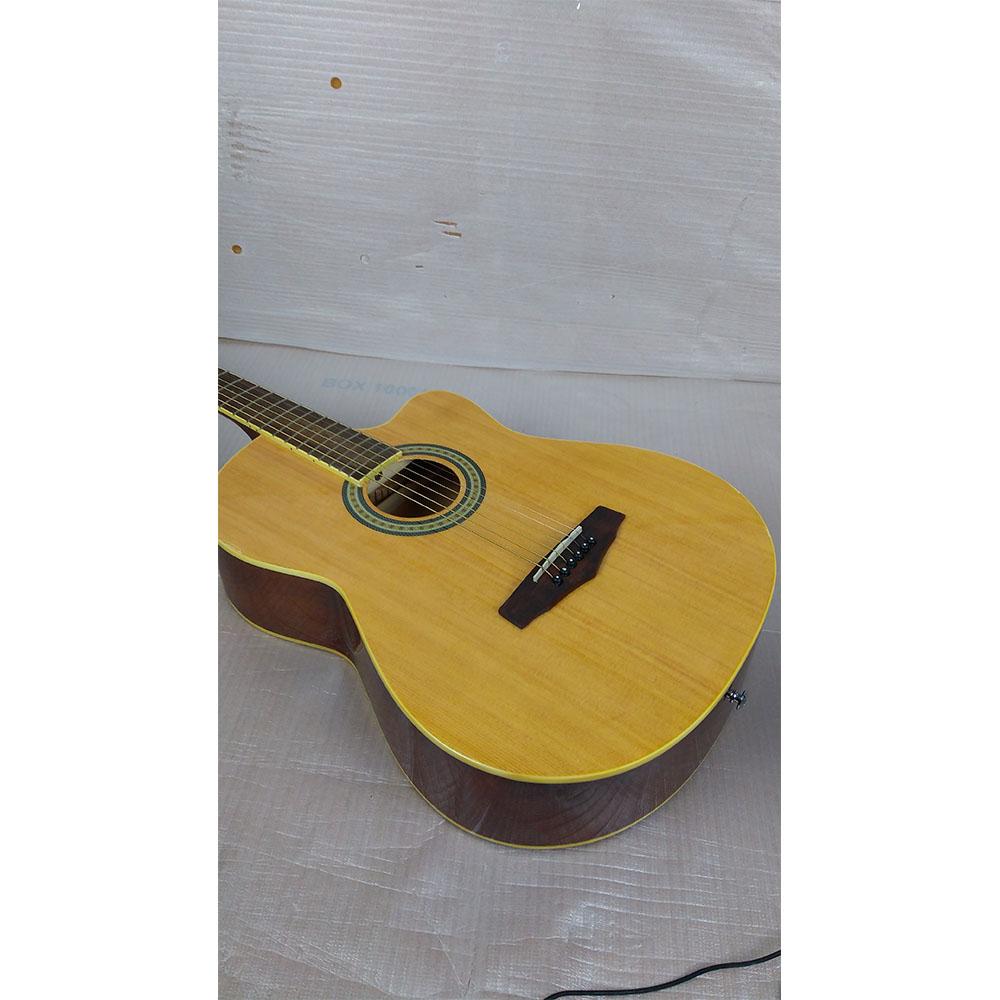 ibanez acoustic guitars ibanez md39c-nt 39 inch cutaway acoustic guitar - natural - open box b stock #barcode_202301881912