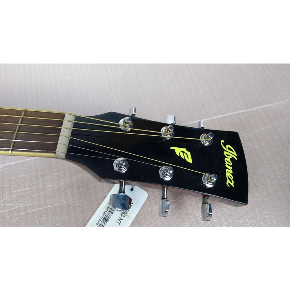 ibanez acoustic guitars ibanez md39c-nt 39 inch cutaway acoustic guitar - natural - open box b stock #barcode_202301881912
