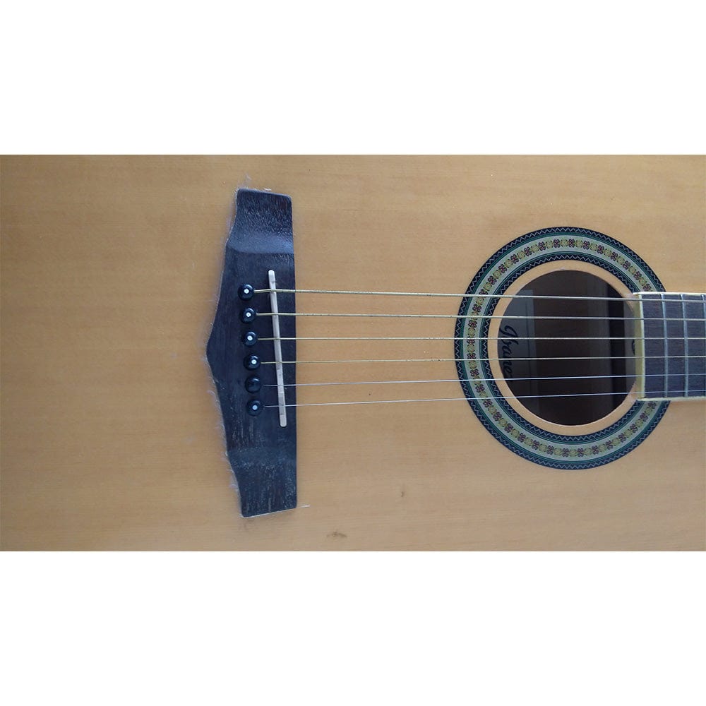 ibanez acoustic guitars ibanez md39c-nt 39 inch cutaway acoustic guitar - natural - open box b stock #barcode_202301881912
