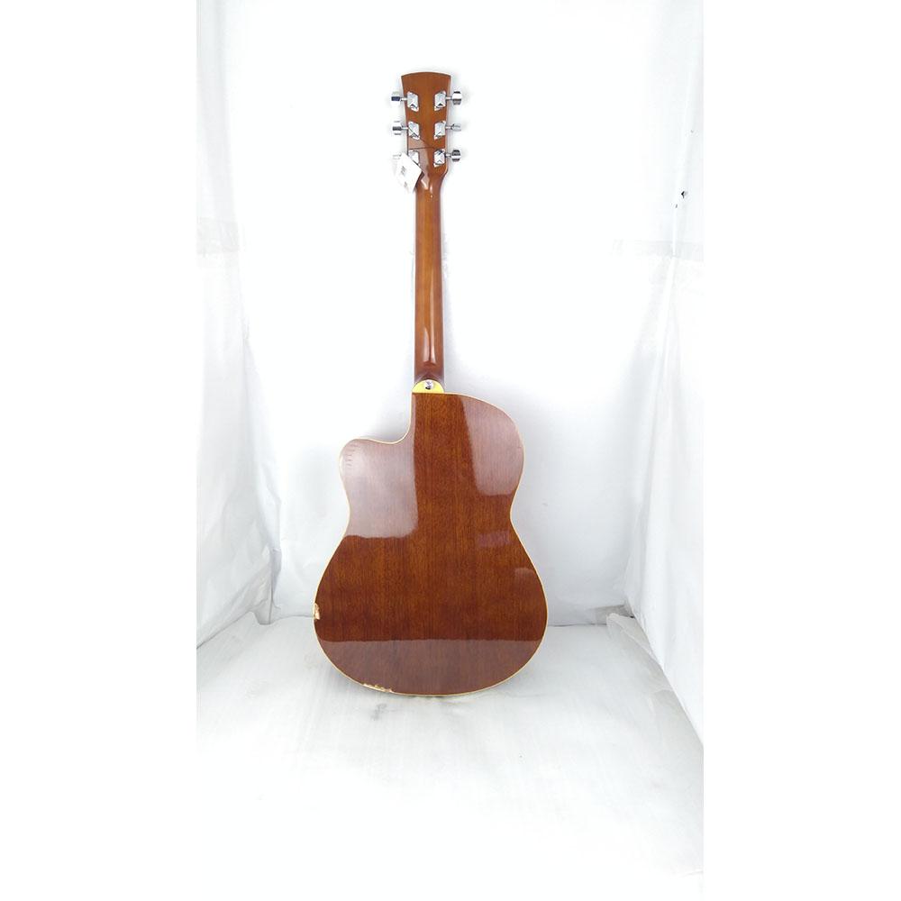 ibanez acoustic guitars ibanez md39c-nt 39 inch cutaway acoustic guitar - natural - open box b stock #barcode_202301881912