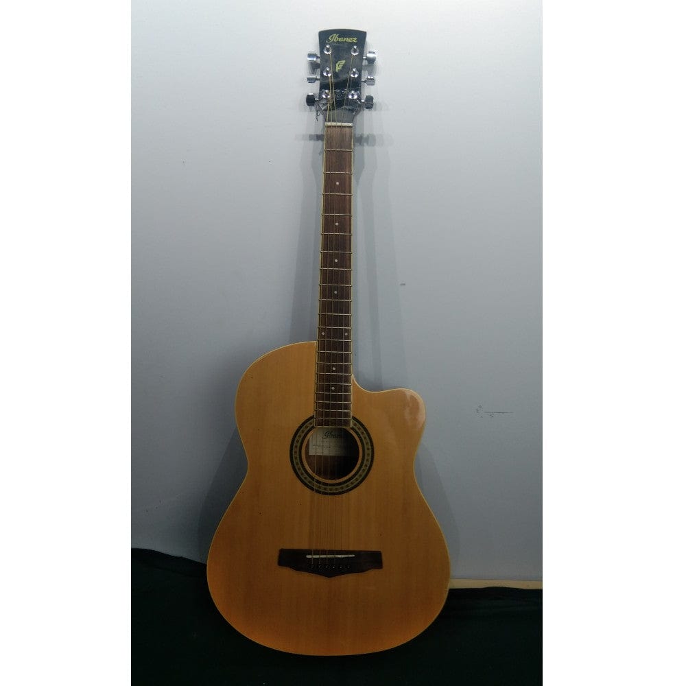 ibanez acoustic guitars 202101838235 ibanez md39c-nt 39 inch cutaway acoustic guitar - natural - open box b stock #barcode_202301881912