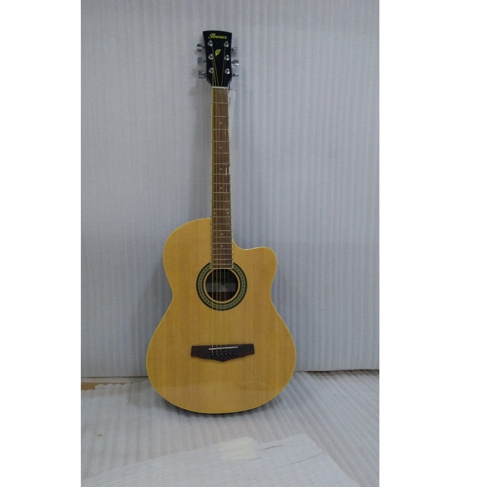 ibanez acoustic guitars 202101853483 ibanez md39c-nt 39 inch cutaway acoustic guitar - natural - open box b stock #barcode_202301881912