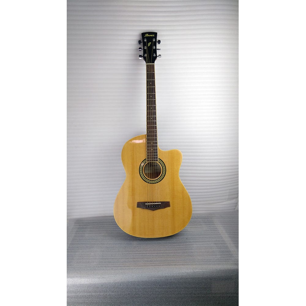 ibanez acoustic guitars 202102003706 ibanez md39c-nt 39 inch cutaway acoustic guitar - natural - open box b stock #barcode_202301881912