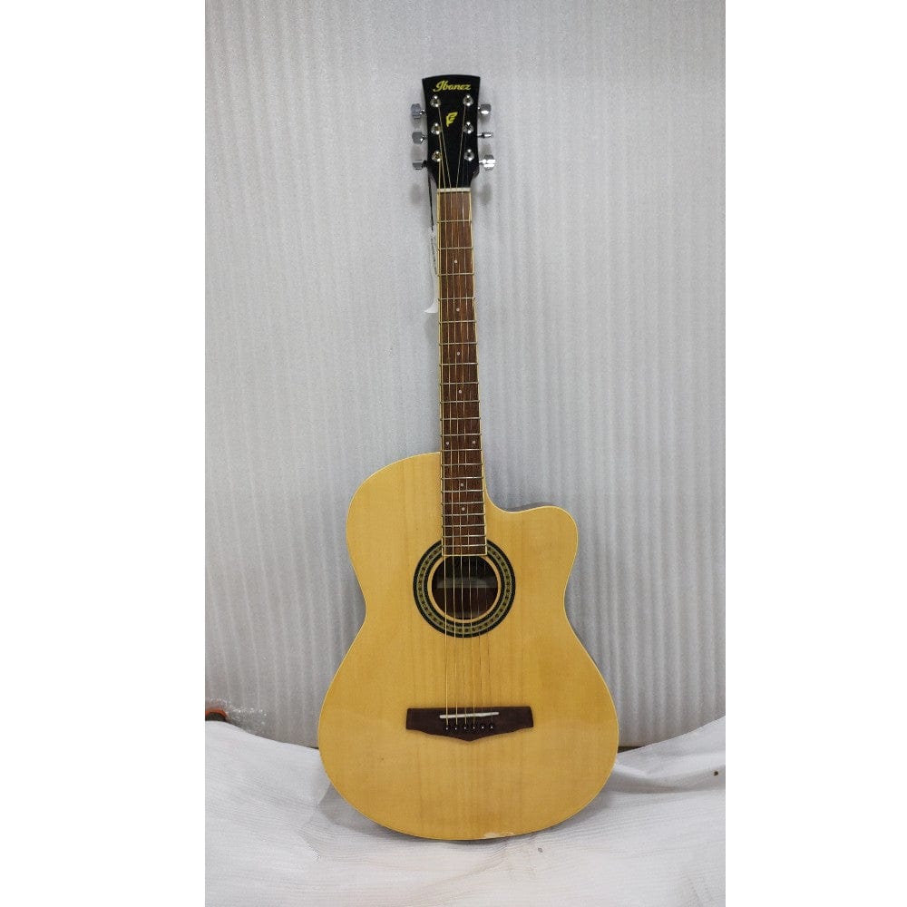 ibanez acoustic guitars 202301881878 ibanez md39c-nt 39 inch cutaway acoustic guitar - natural - open box b stock #barcode_202301881912