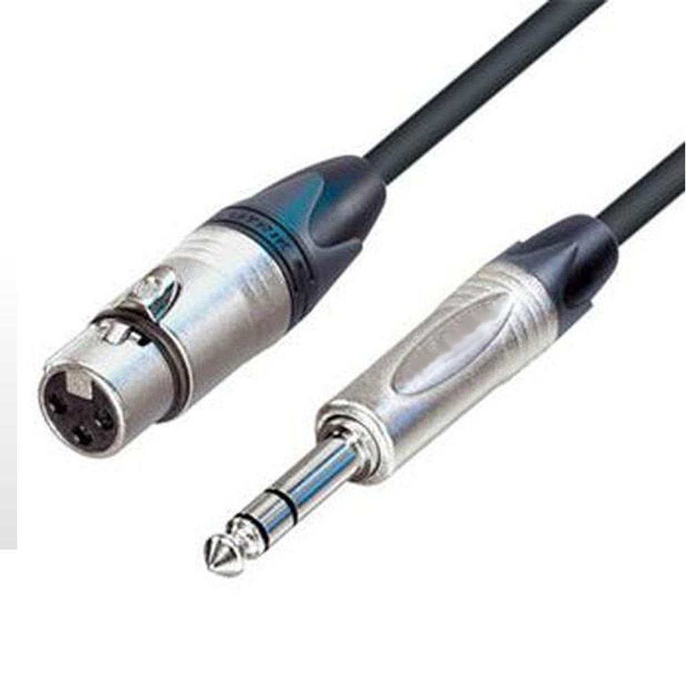 Bajaao Microphone Cables Bajaao 6 Meters NC3FXX Female XLR-NP3X 1/4inch Stereo Cable