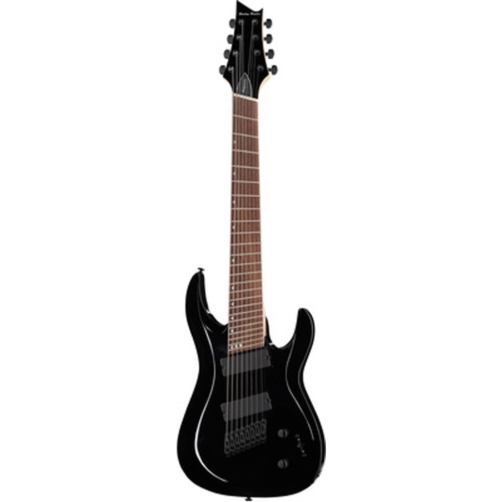 Harley Benton Electric Guitars Harley Benton R-458BK Fanfret 8-String Electric Guitar