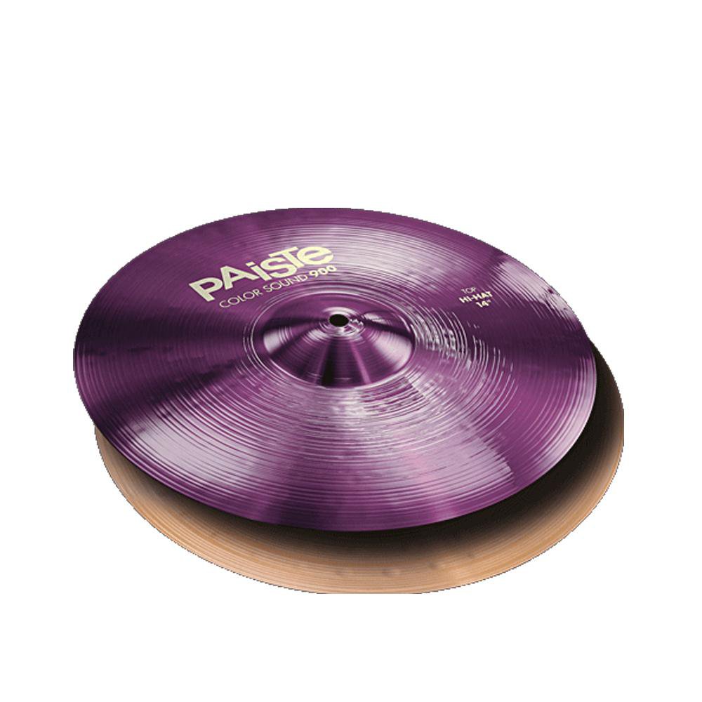 Paiste Hi Hat Cymbals Paiste 14inch Color Sound 900 Purple Hi-Hat Cymbal