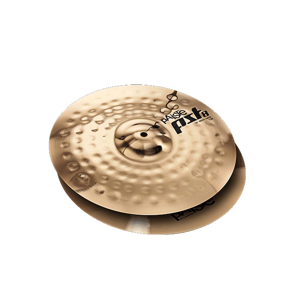 Paiste Hi Hat Cymbals Paiste 14inch PST 8 Reflector Rock Hi-Hat Cymbal