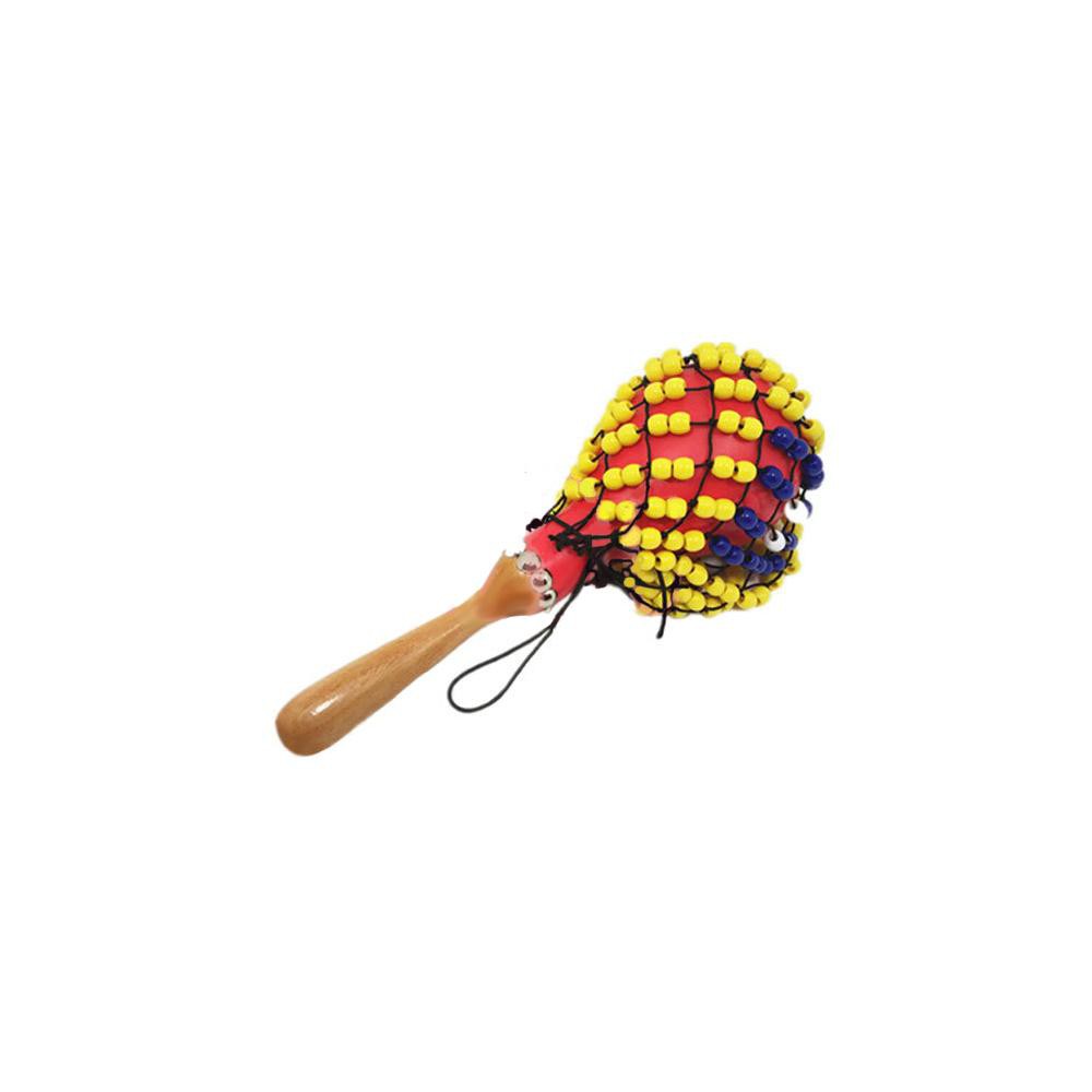 Pluto Hand Percussions Pluto MA2B Soft Plastic Maracas with Beads