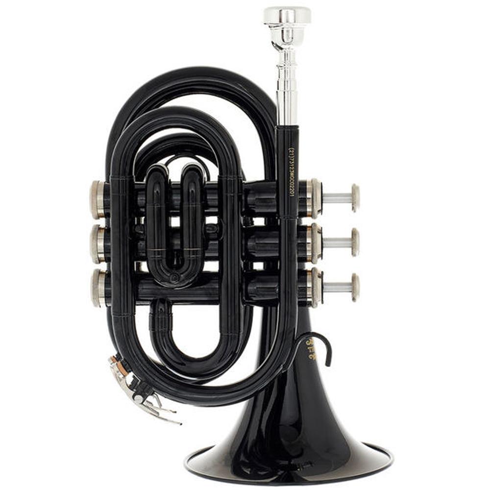 Thomann Trumpets Black Thomann TR 25 Bb Pocket Trumpet