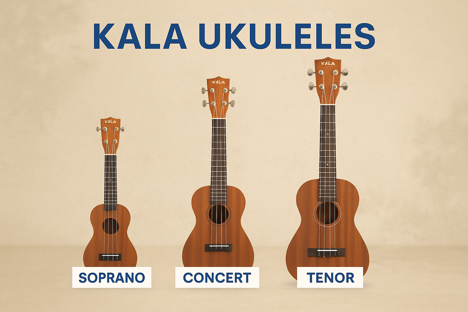 Soprano vs Concert vs Tenor Kala Ukuleles – Which One Should You Choose?