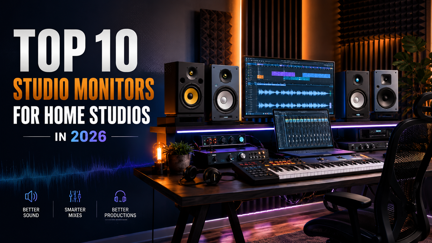 Top 10 Studio Monitors for Home Studios in 2026