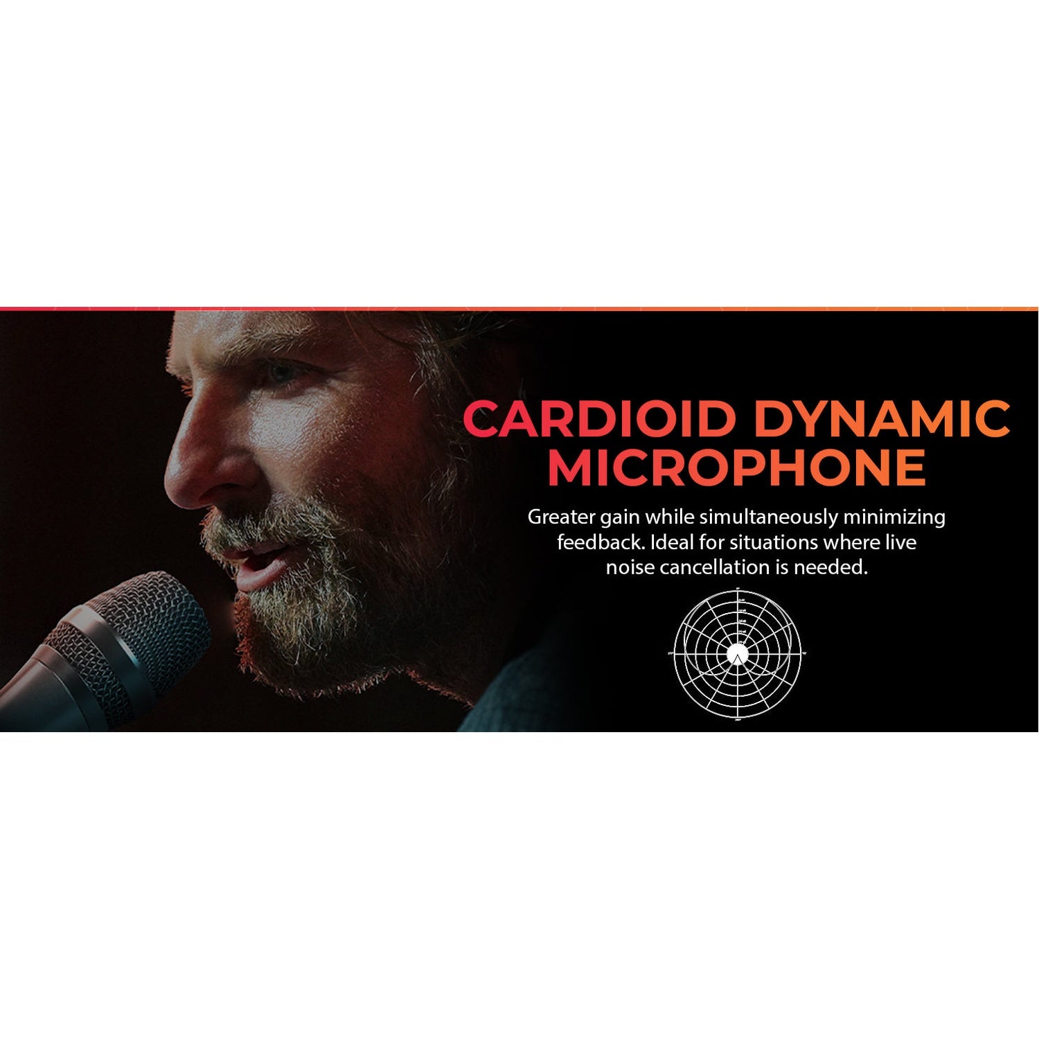 Audio Array AM-C52 Premium XLR to TRS Vocal Dynamic Microphone
