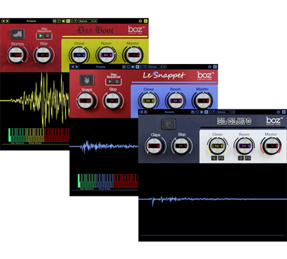 Boz Clap Snap Stomp Bundle Drum Processing Plugin Bundle