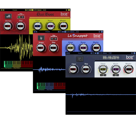 Boz Clap Snap Stomp Bundle Drum Processing Plugin Bundle