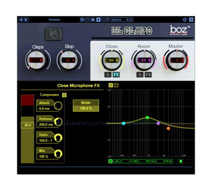 Boz El Clapo Transient Shaper