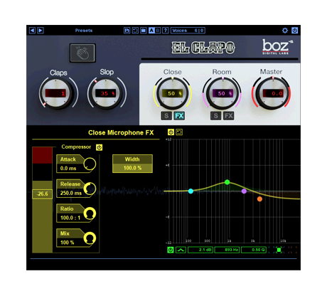 Boz El Clapo Transient Shaper