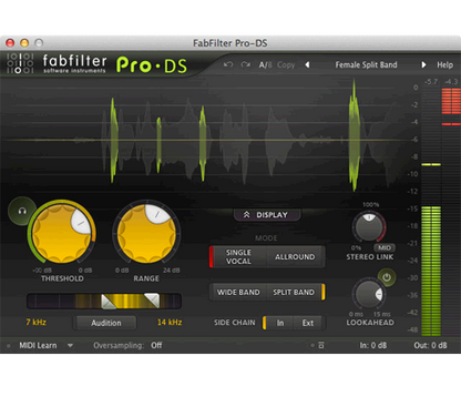 FabFilter Pro-DS De-Esser