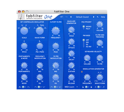 FabFilter One Synthesizer Plugin