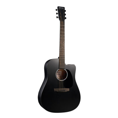 CF Martin DC-10E Modern Black Dreadnought Cutaway 6 String Electro Acoustic Guitar