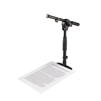Konig & Meyer 25995-300-55 Adjustable Table Microphone Stand with Boom Arm