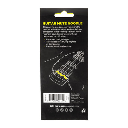 Ernie Ball Mute Noodle Rubber Bridge Tone Guitar Mute