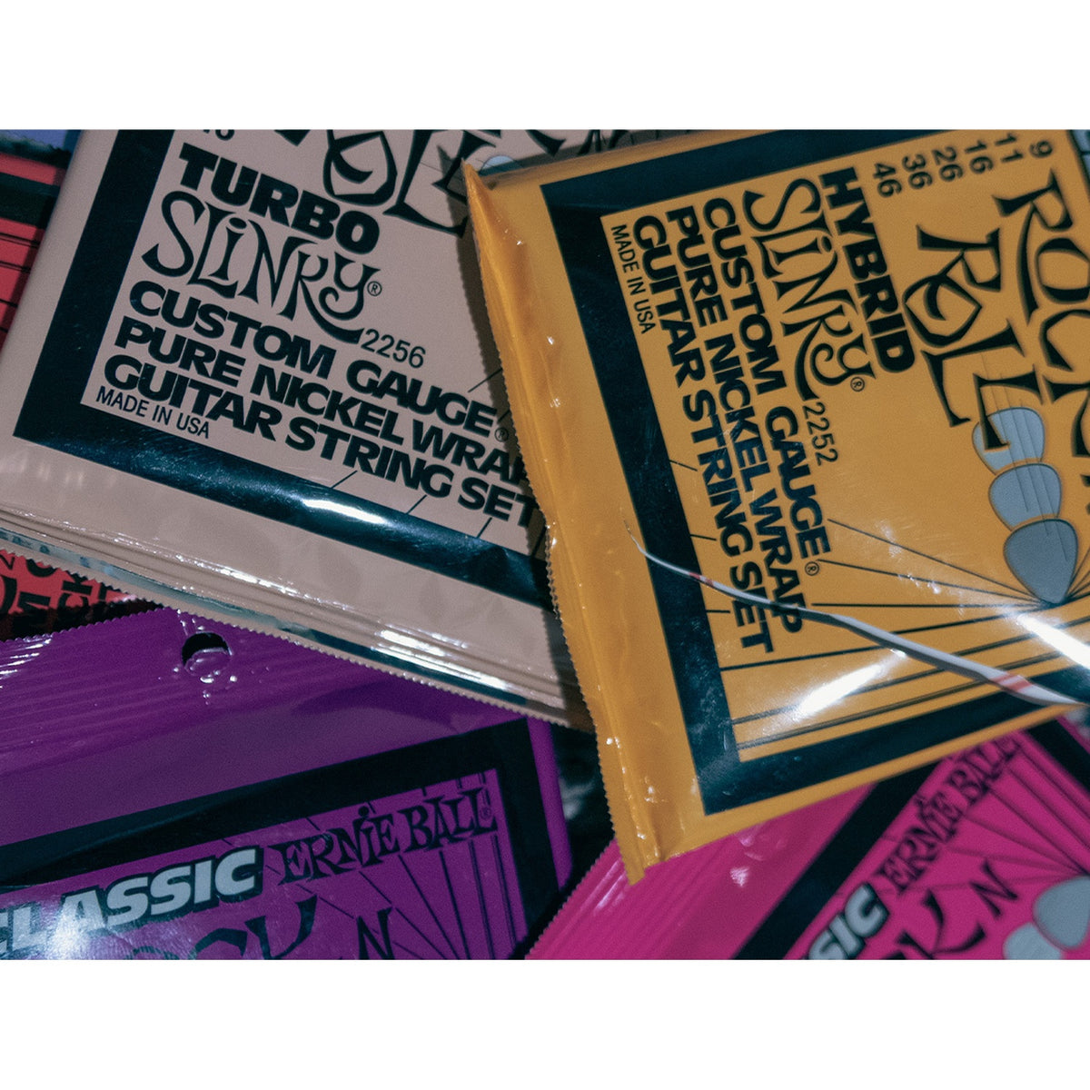 Ernie Ball Ultra Slinky Classic Rock N Roll Pure Nickel Electric Guitar Strings - 10-48