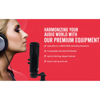 Audio Array AM-C41 Plug & Play Noise Cancelling USB Condenser Microphone