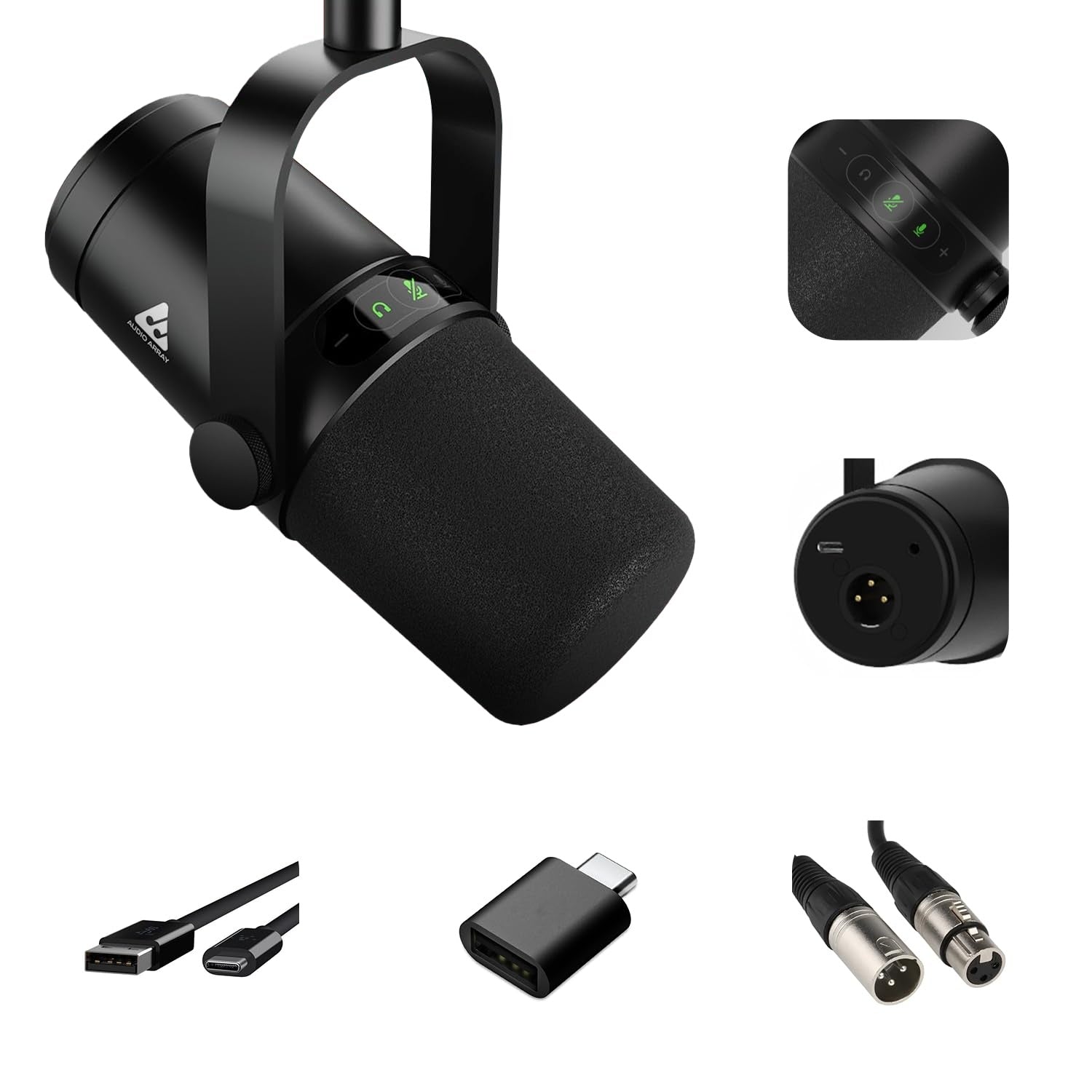 Audio Array AM-C44 Dynamic USB/XLR Microphone