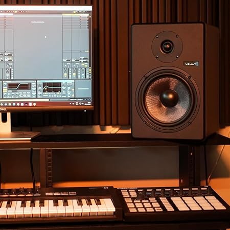 Vault C8 8" Powered Studio Monitors With Isolation Foam Pads - Pair