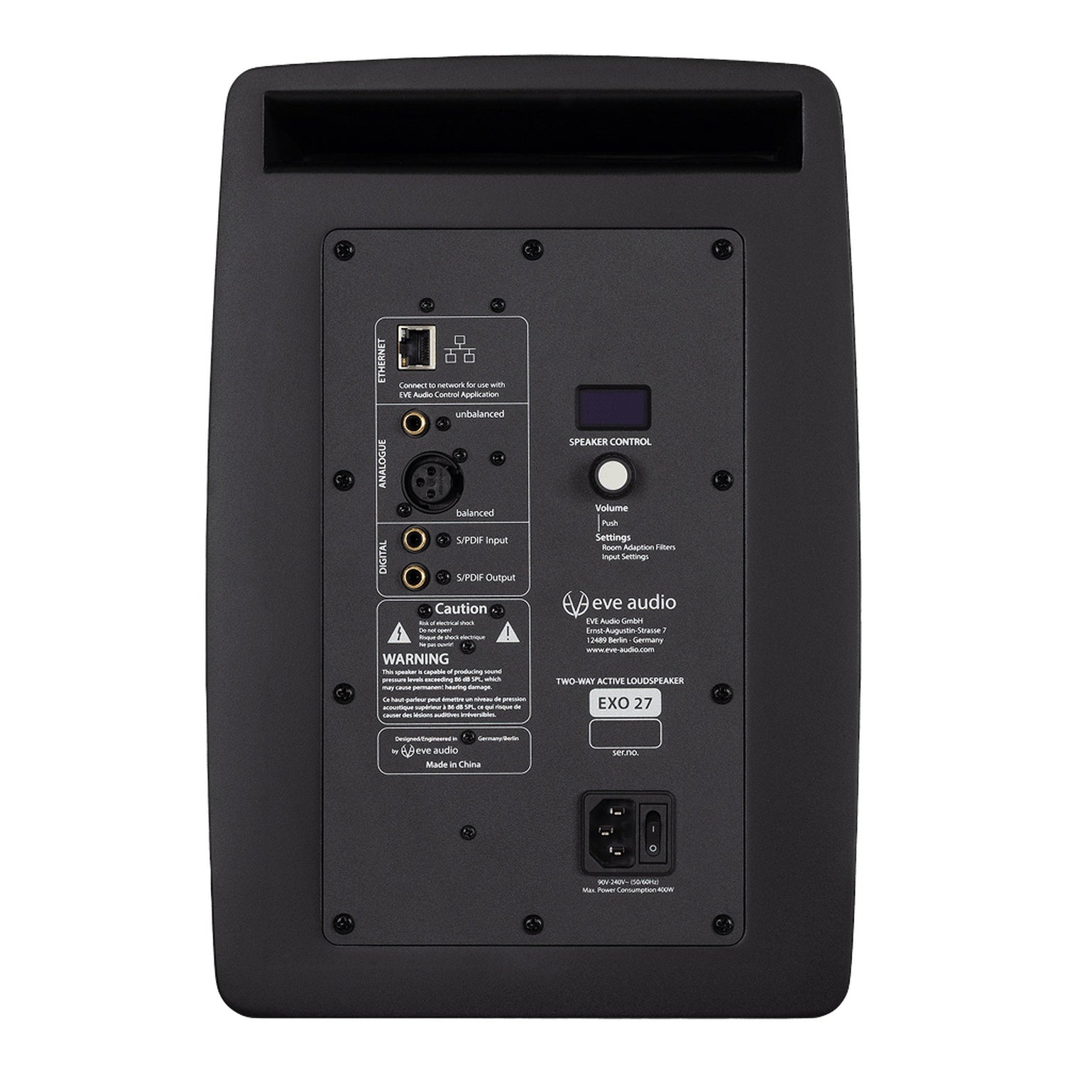 EVE Audio EXO 27 2-Way 7" Active Nearfield Studio Monitor Speaker