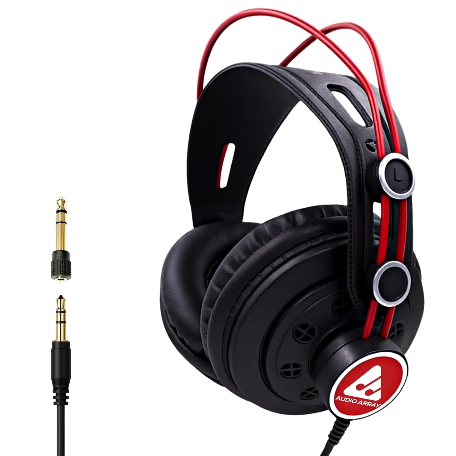 Audio Array AH-60 RD Semi-Open Back Over-Ear Live Monitoring Headphones