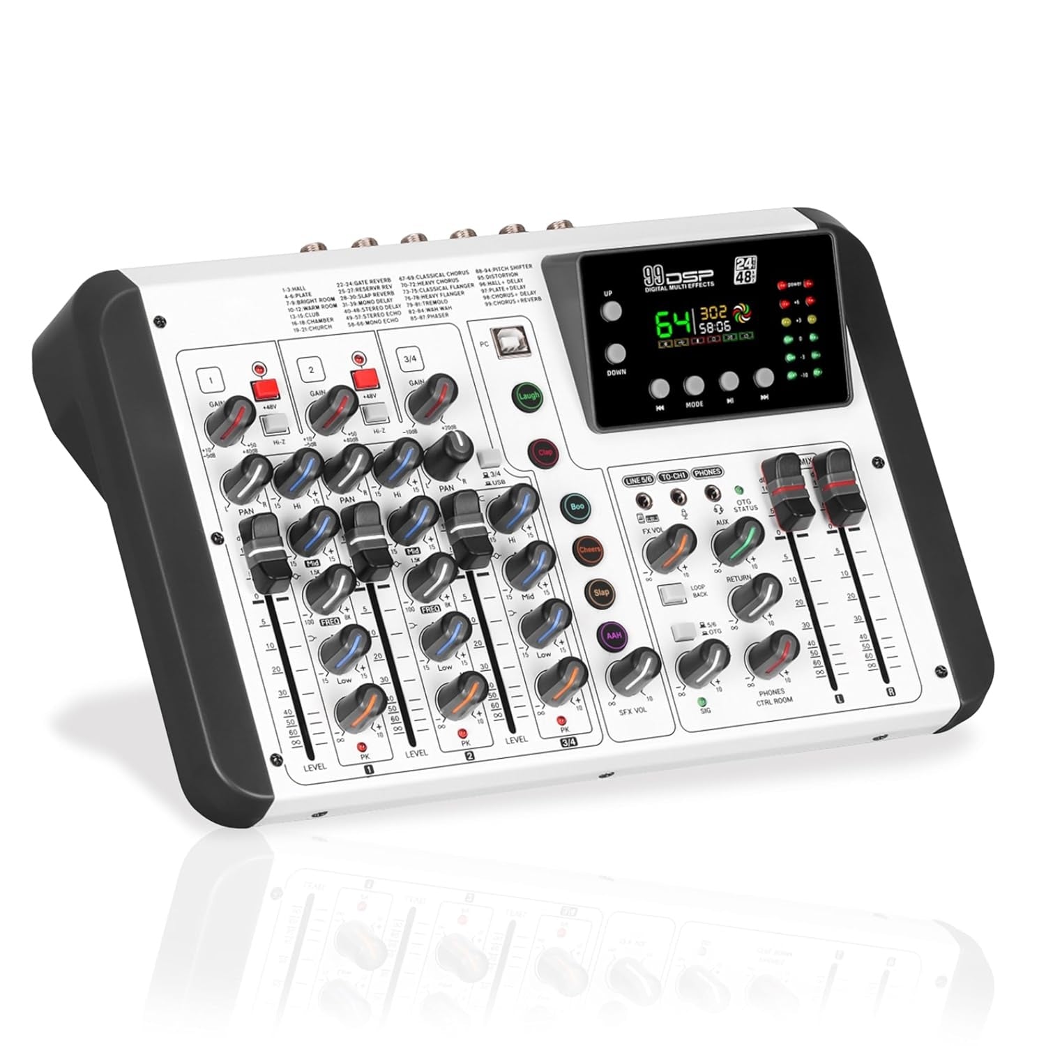 Audio Array M6 6-Channel Hybrid USB Analog Mixer