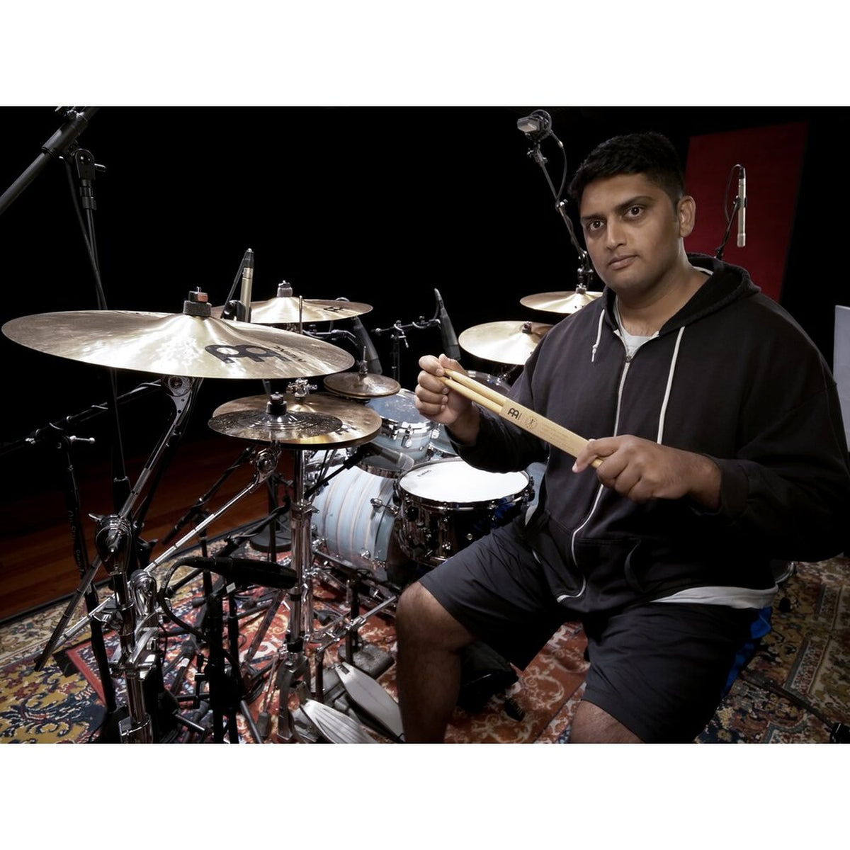 Meinl SB614 Anup Sastry Signature American Hickory Drumstick - Acorn Wood Tip
