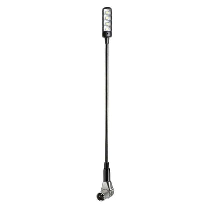 Adam Hall Light Stands Adam Hall Angled 3 Pin XLR Gooseneck Light Stands with 4 COB Leds