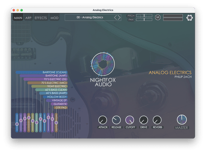 Nightfox Analog Electrics: Analog Synthesizer Bundle