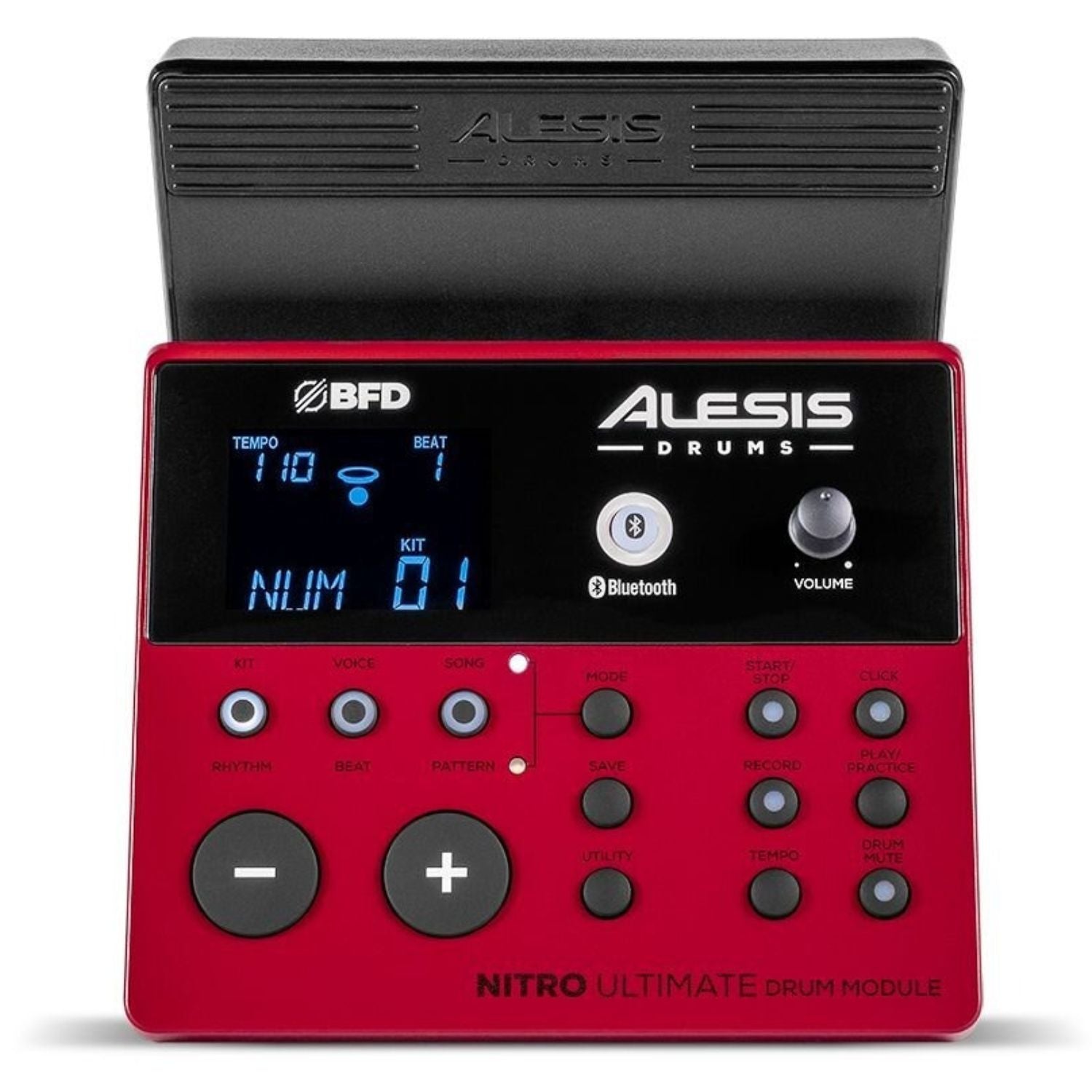 Alesis Nitro Ultimate 9-Piece Professional Electronic Drum Kit with Movable Hi-Hat and Bluetooth