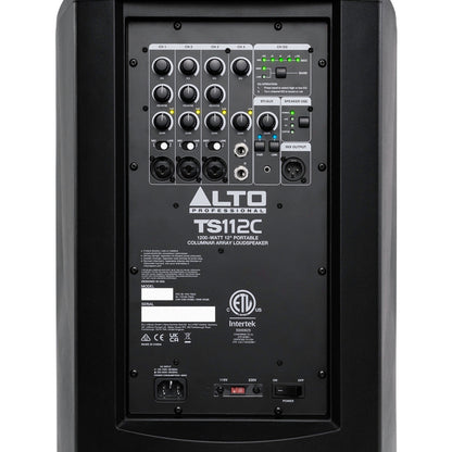 Alto TS112C 1200W Portable Column Array PA Speaker with DSP and Bluetooth