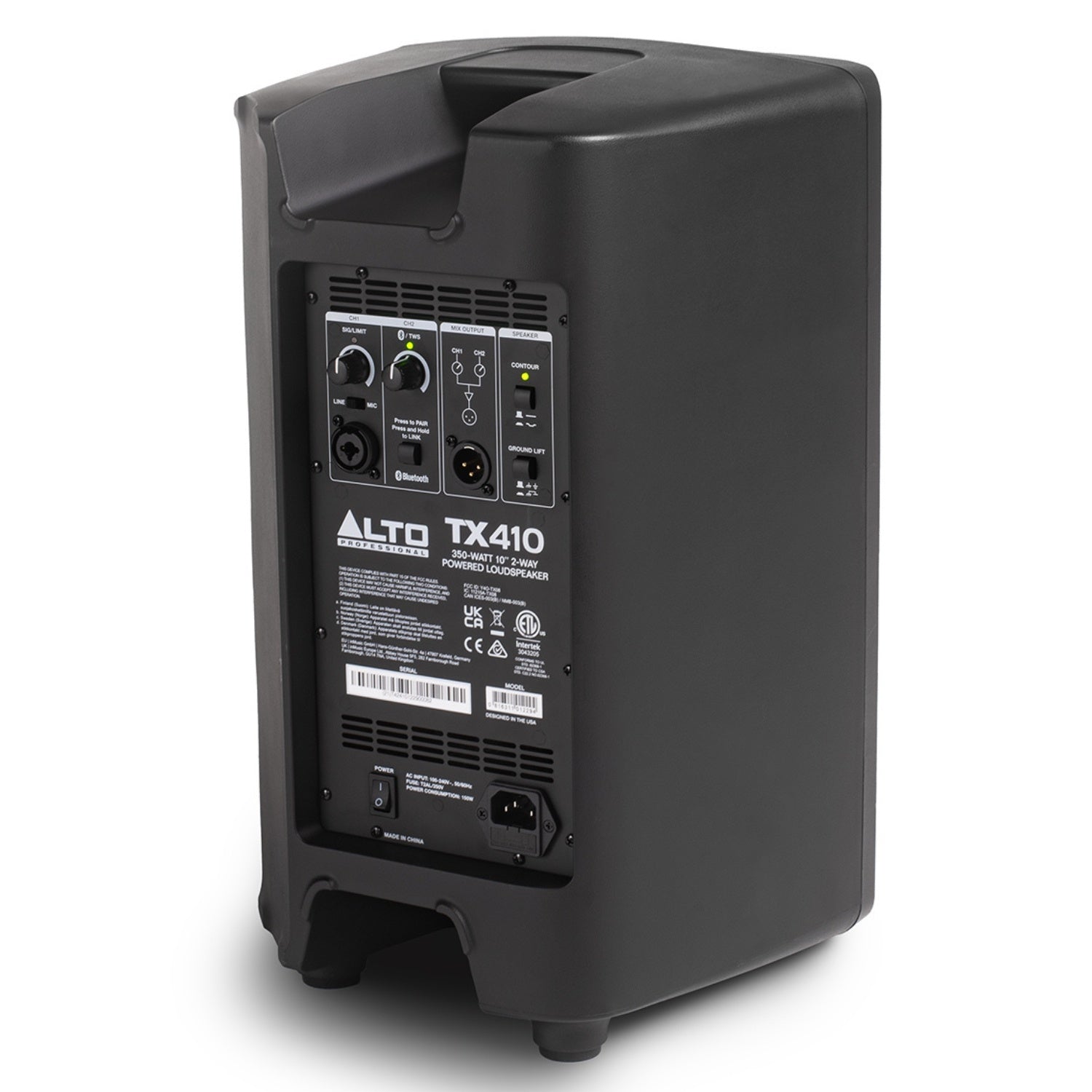 Alto TX410 350W 10-inch Powered Loudspeaker with Bluetooth